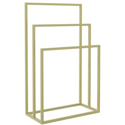 vidaXL Toalheiro de pé prateleiras de armazenamento para casa de banho exposição suporte roupa secagem organizador manter pedido acessório de ferro dourado vidaXL Toalheiro de pé prateleiras de armazenamento para casa de banho exposição suporte roupa secagem organizador manter pedido acessório de ferro dourado