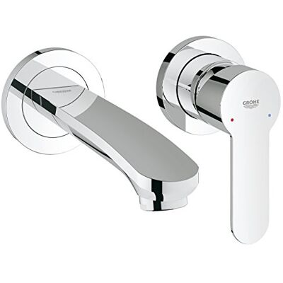 Grohe Eurostyle Cosmopolitan Torneira de lavatório mural de 1/2" tamanho S, cor cromada (Ref.) Grohe Eurostyle Cosmopolitan Torneira de lavatório mural de 1/2" tamanho S, cor cromada (Ref.)