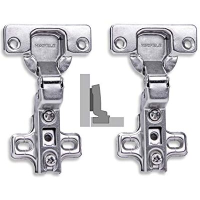 HÄFELE HAFELE 110 graus arremetida dobradiças automáticas sem amortecimento integrado dobradiça com fecho automático para porta de empotrado móvel armário de cozinha Alemanha marca conjunto de 2 HÄFELE HAFELE 110 graus arremetida dobradiças automáticas sem amortecimento integrado dobradiça com fecho automático para porta de empotrado móvel armário de cozinha Alemanha marca conjunto de 2