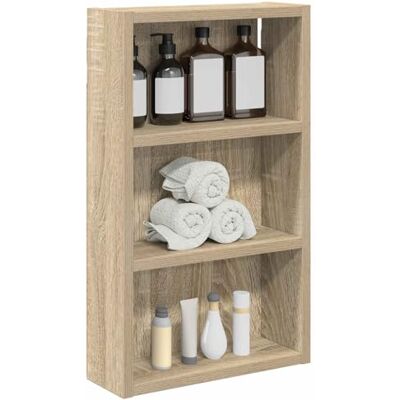 vidaXL Armário de parede para casa de banho carvalho Sonoma 30 x 10 x 50 cm vidaXL Armário de parede para casa de banho carvalho Sonoma 30 x 10 x 50 cm