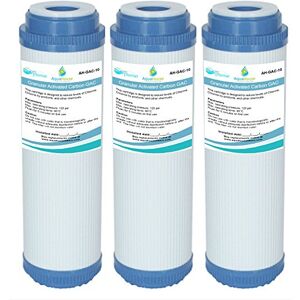 AquaHouse GAC-10 cartucho de filtro de água de carvão ativado granular GAC-10 de 10 polegadas para osmose reversa, casa inteira, água potável AquaHouse GAC-10 cartucho de filtro de água de carvão ativado granular GAC-10 de 10 polegadas para osmose reversa, casa inteira, água potável