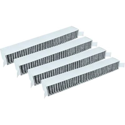 vhbw 4 x filtro de carvão ativado compatível com Miele DAD 4841, DAD 4940, DAD 4840 exaustor cozinha DAD 4940, DAD 4840 campanas cocina vhbw 4 x filtro de carvão ativado compatível com Miele DAD 4841, DAD 4940, DAD 4840 exaustor cozinha DAD 4940, DAD 4840 campanas cocina