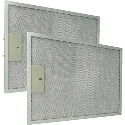 vhbw 2 filtros metálicos de graxa compatível com Klarstein Balzac, exaustor de alumínio Zola campana extractora aluminio vhbw 2 filtros metálicos de graxa compatível com Klarstein Balzac, exaustor de alumínio Zola campana extractora aluminio