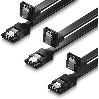 DELEYCON - SATA3 50cm - Preto - 7 pinos - Cabo SATA DELEYCON - SATA3 50cm - Preto - 7 pinos - Cabo SATA