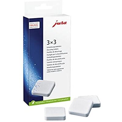 Jura Distribuição de eletrodomésticos 66281 tablet de descalcificação, embalagem de 9 Jura Distribuição de eletrodomésticos 66281 tablet de descalcificação, embalagem de 9
