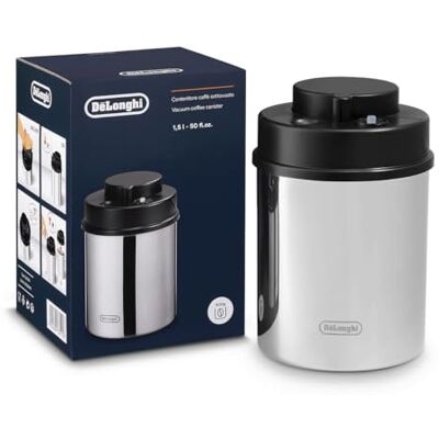 De'Longhi DeLSJFS Recipiente a vácuo manual para café, grãos Primadonna Eletta dinâmica De'Longhi DeLSJFS Recipiente a vácuo manual para café, grãos Primadonna Eletta dinâmica
