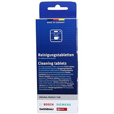 Bosch /Siemens 00311969 Embalagem de 10 pastilhas desengordurantes para limpeza automática da máquina de café Bosch /Siemens 00311969 Embalagem de 10 pastilhas desengordurantes para limpeza automática da máquina de café