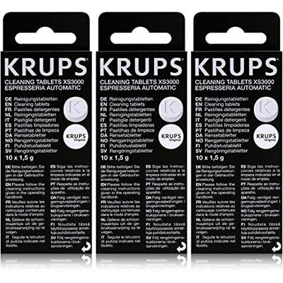 Krups Pastilhas de limpeza, 3 unidades Krups Pastilhas de limpeza, 3 unidades