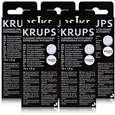 Krups Lote de 5 embalagens de pastilhas para detergentes Krups Lote de 5 embalagens de pastilhas para detergentes