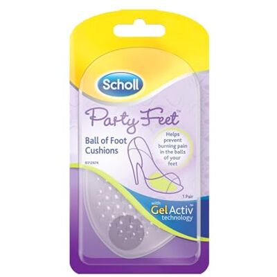 Dr. Scholl's Scholl Party Feet Almofadas Plantares com Tecnologia Gel Ativo, Amortecimento e Proteção da Planta do Pé, Almofadas, Malva, 2 Unidades Dr. Scholl's Scholl Party Feet Almofadas Plantares com Tecnologia Gel Ativo, Amortecimento e Proteção da Planta do Pé, Almofadas, Malva, 2 Unidades