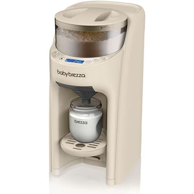 Baby Brezza Formula Pro Advanced Beige Oatmeal Preparador instantâneo e automático, dose e mistura água quente e pó de leite com o pressionar de um botão Baby Brezza Formula Pro Advanced Beige Oatmeal Preparador instantâneo e automático, dose e mistura água quente e pó de leite com o pressionar de um botão