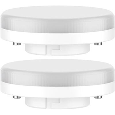 ledscom.de 2 x Lâmpada LED GX53, branco quente (2700 K), 6,2 W, 509lm, 97°, mate ledscom.de 2 x Lâmpada LED GX53, branco quente (2700 K), 6,2 W, 509lm, 97°, mate