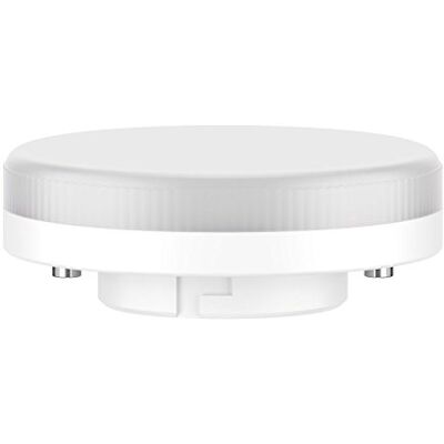 ledscom.de Lâmpada LED GX53, branca (4000 K), 6,4 W, 560 lm, 97°, mate ledscom.de Lâmpada LED GX53, branca (4000 K), 6,4 W, 560 lm, 97°, mate
