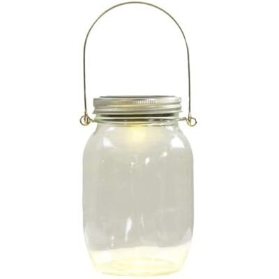 vidaXL Luz de vidro solar para exteriores - 12 peças branco quente vidaXL Luz de vidro solar para exteriores - 12 peças branco quente
