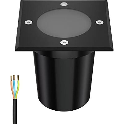 ledscom.de Candeeiro embutido de chão RELI para exteriores, IP67, preto, angular, 11 x 11 cm, 1 x GU10 máx. 15W, fosco ledscom.de Candeeiro embutido de chão RELI para exteriores, IP67, preto, angular, 11 x 11 cm, 1 x GU10 máx. 15W, fosco