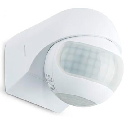 SEBSON Sensor de movimento exterior IP44 montagem em superfície Adequado para LED, programável, rotativo Alcance 12 m/180°, 3 m/360° (2 sensores PIR) SEBSON Sensor de movimento exterior IP44 montagem em superfície Adequado para LED, programável, rotativo Alcance 12 m/180°, 3 m/360° (2 sensores PIR)