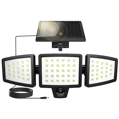 Lepro Luzes de Segurança Solar - Sensor de Movimento Externo Lepro Luzes de Segurança Solar - Sensor de Movimento Externo