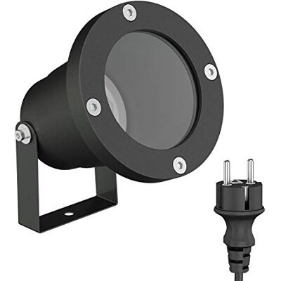 ledscom.de Foco de jardim DUK para exteriores, IP65, ficha, preto, 1x GU10 máx. 15W ledscom.de Foco de jardim DUK para exteriores, IP65, ficha, preto, 1x GU10 máx. 15W