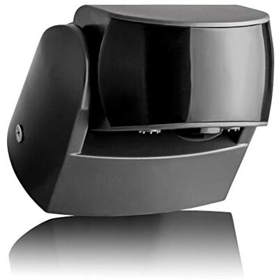 SEBSON Detector de Movimiento Exterior IP65, Montaje Superficie en Pared Programável, 12 m/180 ° e 3 m/360°, LED adequado, sensor infravermelho com 2 sensores conjunto de 2 SEBSON Detector de Movimiento Exterior IP65, Montaje Superficie en Pared Programável, 12 m/180 ° e 3 m/360°, LED adequado, sensor infravermelho com 2 sensores conjunto de 2