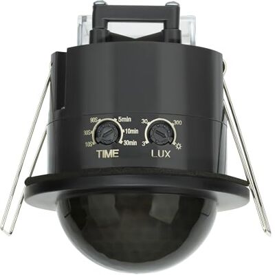 SEBSON Sensor de movimento exterior 20 m/360 ° montagem embutida no teto Detector de movimento, sensor PIR programável, adequado para LED SEBSON Sensor de movimento exterior 20 m/360 ° montagem embutida no teto Detector de movimento, sensor PIR programável, adequado para LED