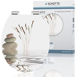 Schütte Schüte Assento de sanita (painel de densidade média, abaixamento amortecido), design de chapéu Schütte Schüte Assento de sanita (painel de densidade média, abaixamento amortecido), design de chapéu