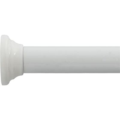Spirella 125-220, branco coleção decorativa, barra para cortina de chuveiro, alumínio Spirella 125-220, branco coleção decorativa, barra para cortina de chuveiro, alumínio