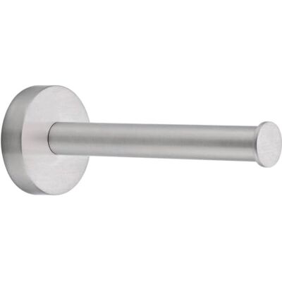 tesa Moon Suporte para rolo de reserva, aspeto de aço inoxidável, autoadesivo, tecnologia de montagem adesiva, 49 x 49 x 120 mm tesa Moon Suporte para rolo de reserva, aspeto de aço inoxidável, autoadesivo, tecnologia de montagem adesiva, 49 x 49 x 120 mm
