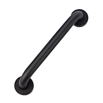 supregear Barras de fixação para parede, pega de chuveiro para idosos, diâmetro 2,5 cm, aço inoxidável 201, corrimão de segurança, suporte para sanita e banheira de montagem mural, preto, 30 cm supregear Barras de fixação para parede, pega de chuveiro para idosos, diâmetro 2,5 cm, aço inoxidável 201, corrimão de segurança, suporte para sanita e banheira de montagem mural, preto, 30 cm