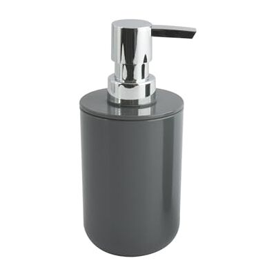 MSV Dispensador de sabão INÁGUA Compatível com acessórios impermeáveis Tamanho padrão Ø 7 x 18 cm Cinzento escuro Material PS resistente Ideal para casa de banho MSV Dispensador de sabão INÁGUA Compatível com acessórios impermeáveis Tamanho padrão Ø 7 x 18 cm Cinzento escuro Material PS resistente Ideal para casa de banho