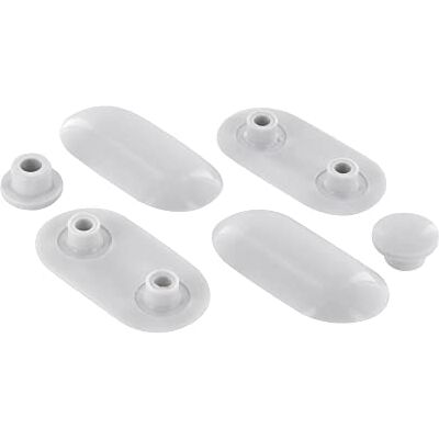 Ideal Standard : conjunto de protetores adequado para os assentos de sanitário das coleções Marc Newson, Esedra e Cantica, em cor branca Ideal Standard : conjunto de protetores adequado para os assentos de sanitário das coleções Marc Newson, Esedra e Cantica, em cor branca