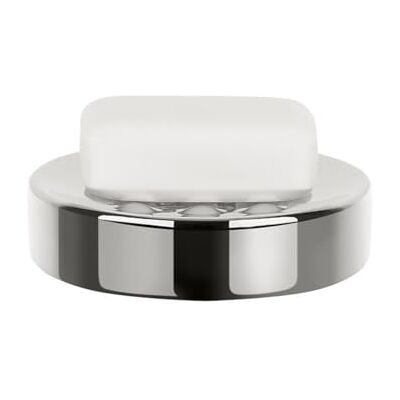 Spirella , Cromado coleção Tube, bandeja para lascas de sabão, 11,0 x 11,0 x 2,6 cm, porcelana, 11,0 x 11,0 x 2,6 cm Spirella , Cromado coleção Tube, bandeja para lascas de sabão, 11,0 x 11,0 x 2,6 cm, porcelana, 11,0 x 11,0 x 2,6 cm
