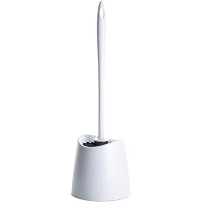 Tatay Escova WC Materiais resistentes, design moderno, escova fixa e duradoura para boa higiene, escovas de casa de banho, fabricada em Espanha, 12 x 12 x 38 cm, branco Tatay Escova WC Materiais resistentes, design moderno, escova fixa e duradoura para boa higiene, escovas de casa de banho, fabricada em Espanha, 12 x 12 x 38 cm, branco
