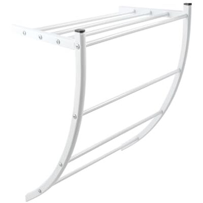MSV Toalheiro branco (para fixar na parede), 30 x 20 x 15 cm MSV Toalheiro branco (para fixar na parede), 30 x 20 x 15 cm