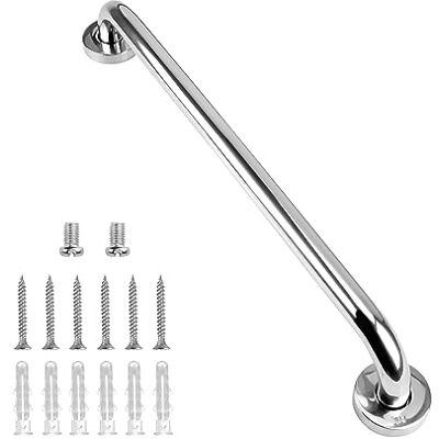 supregear Barra de aderência para casa de banho, 50 cm puxador de casa de banho de aço inoxidável 304, segurança e auxiliar para cozinha, quarto, banheira, chuveiro e degraus supregear Barra de aderência para casa de banho, 50 cm puxador de casa de banho de aço inoxidável 304, segurança e auxiliar para cozinha, quarto, banheira, chuveiro e degraus