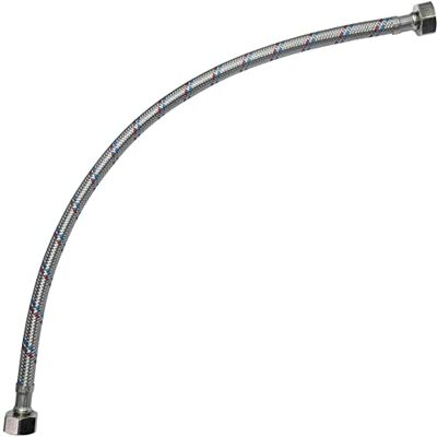 AERZETIX Mangueira de conexão flexível 400mm 1/2" fêmea/fêmea torneira monocomando para cozinha, banheiro, canalização sanitária AERZETIX Mangueira de conexão flexível 400mm 1/2" fêmea/fêmea torneira monocomando para cozinha, banheiro, canalização sanitária