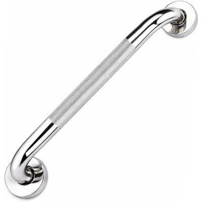 supregear Barra de aderência para casa de banho, antiderrapante em aço inoxidável 304, barra de segurança e suporte para cozinha, quarto, banheira, chuveiro e degraus, 40 cm supregear Barra de aderência para casa de banho, antiderrapante em aço inoxidável 304, barra de segurança e suporte para cozinha, quarto, banheira, chuveiro e degraus, 40 cm