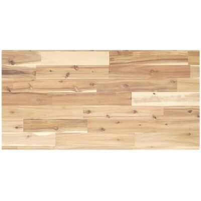 vidaXL Prateleira flutuante de madeira maciça de acácia, sem tratamento, 60 x 40 x 2 cm, prateleira de parede, unidade de prateleira de parede, prateleira de quarto de serviço vidaXL Prateleira flutuante de madeira maciça de acácia, sem tratamento, 60 x 40 x 2 cm, prateleira de parede, unidade de prateleira de parede, prateleira de quarto de serviço