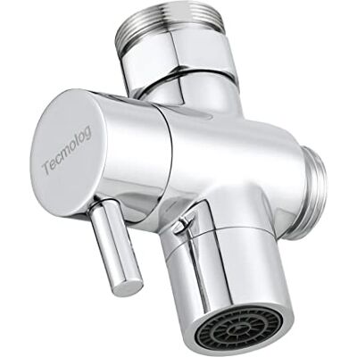 Tecmolog Latão Desviador de Torneiras Lavatórios 22mm Adaptador de Mangueira Torneira Conector para Torneira de Cozinha Cromo, Tecmolog Latão Desviador de Torneiras Lavatórios 22mm Adaptador de Mangueira Torneira Conector para Torneira de Cozinha Cromo,