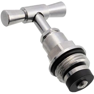 AERZETIX Cabeça da torneira de potência 1/2" em latão acabamento cromado canalização alimentação água fuga pia torneiras edifício reparação AERZETIX Cabeça da torneira de potência 1/2" em latão acabamento cromado canalização alimentação água fuga pia torneiras edifício reparação
