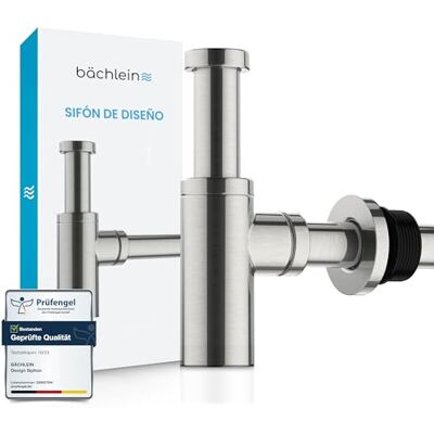 Bächlein Sifão Universal de Design de Aço Inoxidável Escovado para Lavatórios e Lavamanos Conjunto de Drenagem Armadilha com Abertura de Limpeza + Instruções de Instalação Sifão de Tubulação Bächlein Sifão Universal de Design de Aço Inoxidável Escovado para Lavatórios e Lavamanos Conjunto de Drenagem Armadilha com Abertura de Limpeza + Instruções de Instalação Sifão de Tubulação