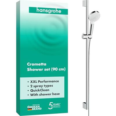 Hansgrohe juego de ducha Crometta Vario/Unica 900mm blanco/cromo Hansgrohe juego de ducha Crometta Vario/Unica 900mm blanco/cromo