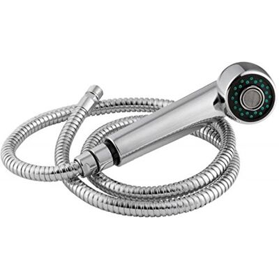 MONTSERRAT Substituição flexível 1,5 m de rosca M15/100 x H1/2" e duche para torneira de cozinha removível MONTSERRAT Substituição flexível 1,5 m de rosca M15/100 x H1/2" e duche para torneira de cozinha removível