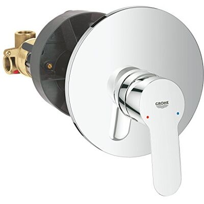 Grohe Bauedge Torneira monocomando embutida de chuveiro, cor cromo, (1/2") (Ref. ) Grohe Bauedge Torneira monocomando embutida de chuveiro, cor cromo, (1/2") (Ref. )