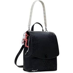 Desigual Back_sierra ACESSÓRIOS MOCHILA MINI PU UNISSEXO ADULTO, Preto, M Desigual Back_sierra ACESSÓRIOS MOCHILA MINI PU UNISSEXO ADULTO, Preto, M