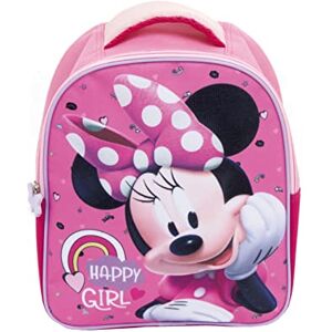 Superdiver Mochila infantil Minnie Mouse licença oficial da Disney para a escola e o berçário, 24 x 20 x 10 cm, com alças acolchoadas ideal para meninas Superdiver Mochila infantil Minnie Mouse licença oficial da Disney para a escola e o berçário, 24 x 20 x 10 cm, com alças acolchoadas ideal para meninas