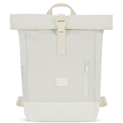 Johnny Urban Mochila para Mulheres e Homens Robin Small Enrolável e Espaço para Portátil de 12" Trabalho, Escritório ou Universidade Repelente à Água, Creme, Tamanho único Johnny Urban Mochila para Mulheres e Homens Robin Small Enrolável e Espaço para Portátil de 12" Trabalho, Escritório ou Universidade Repelente à Água, Creme, Tamanho único