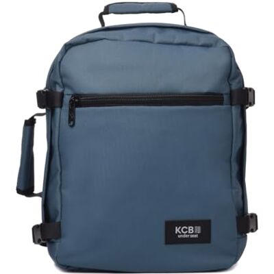 KCB Mochila de cabine Underseat mochila low-cost mala de cabine aérea, bagagem para Ryanair e Vueling, bagagem para Easyjet mochila de viagem mala de mão de cabine, 100% vegana, Água KCB Mochila de cabine Underseat mochila low-cost mala de cabine aérea, bagagem para Ryanair e Vueling, bagagem para Easyjet mochila de viagem mala de mão de cabine, 100% vegana, Água