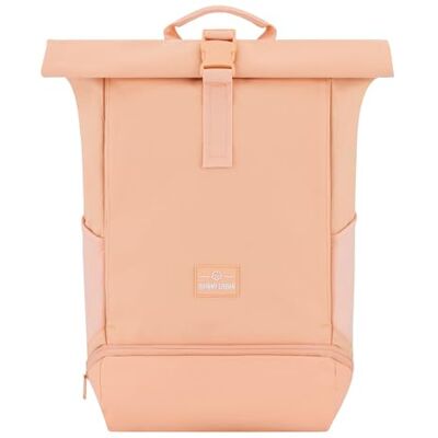 Johnny Urban Mochila de rolo de mulher laranja Allen Medium mala para viagem, universidade, trabalho, compartimento para portátil repelente de água Johnny Urban Mochila de rolo de mulher laranja Allen Medium mala para viagem, universidade, trabalho, compartimento para portátil repelente de água