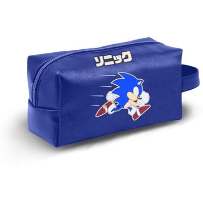 KARACTERMANIA Brick Plus Neceser de viagem Brick Plus 27 x 13 cm, tamanho único, Sonic The Hedgehog azul, Tamanho único, Neceser de viagem Brick PLUS 27 x 13 cm KARACTERMANIA Brick Plus Neceser de viagem Brick Plus 27 x 13 cm, tamanho único, Sonic The Hedgehog azul, Tamanho único, Neceser de viagem Brick PLUS 27 x 13 cm