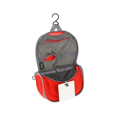 Sea to Summit TravellingLight Hanging Toiletry Bag, Organizador de viagem para homens e mulheres, S, Spicy Orange Sea to Summit TravellingLight Hanging Toiletry Bag, Organizador de viagem para homens e mulheres, S, Spicy Orange